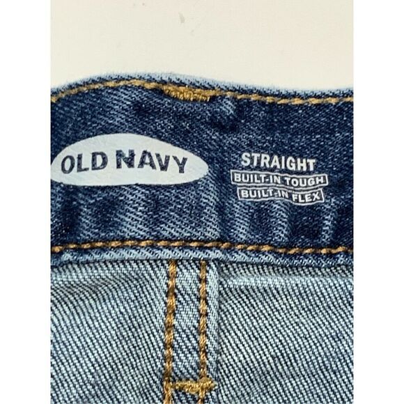 Old Navy Men's Built-In Flex Built-In Tough Straight Jeans Blue Size 28x30 - Picture 3 of 5